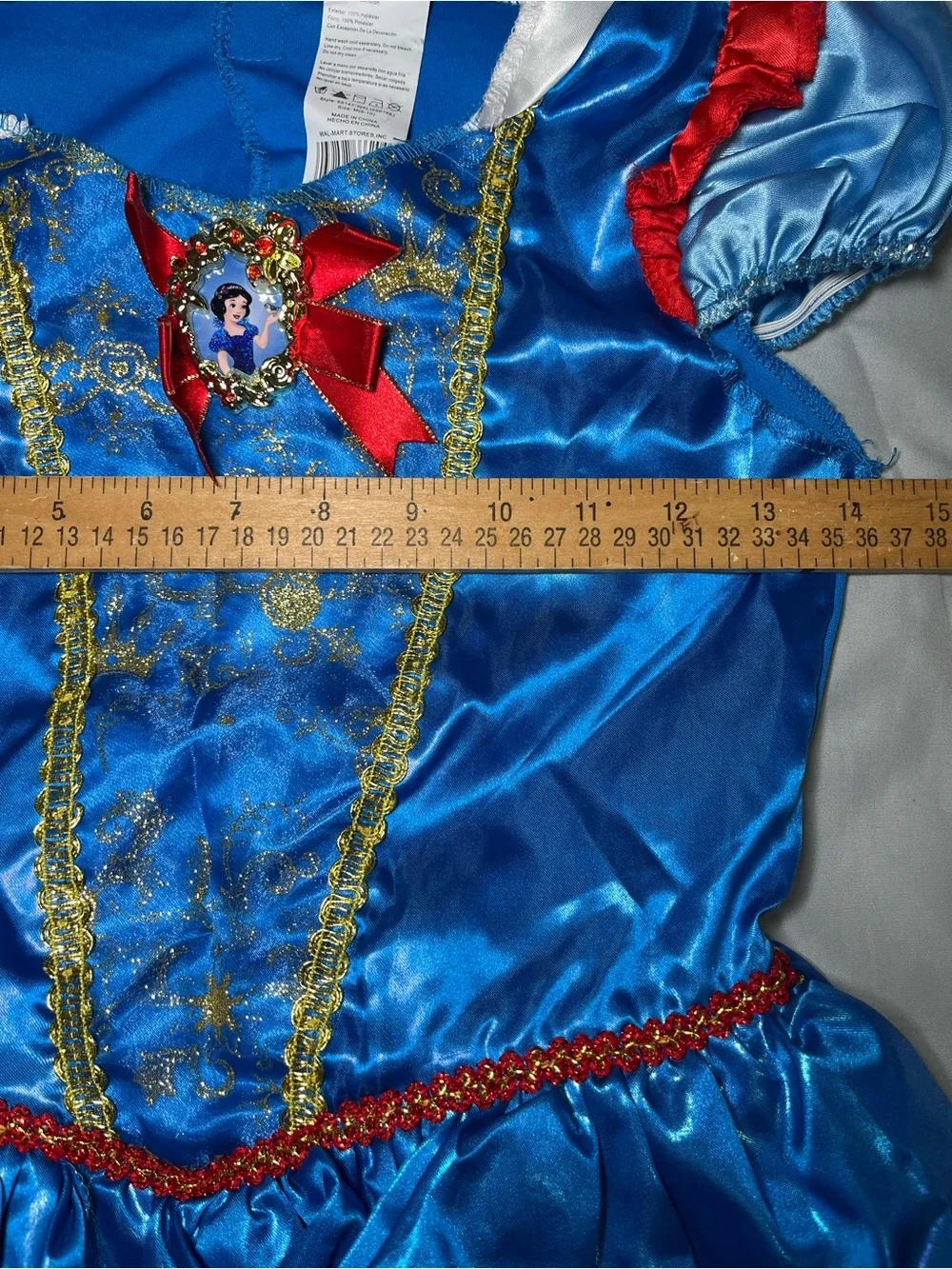 Girls Snow White Princess Dress Up Costume size M8-10